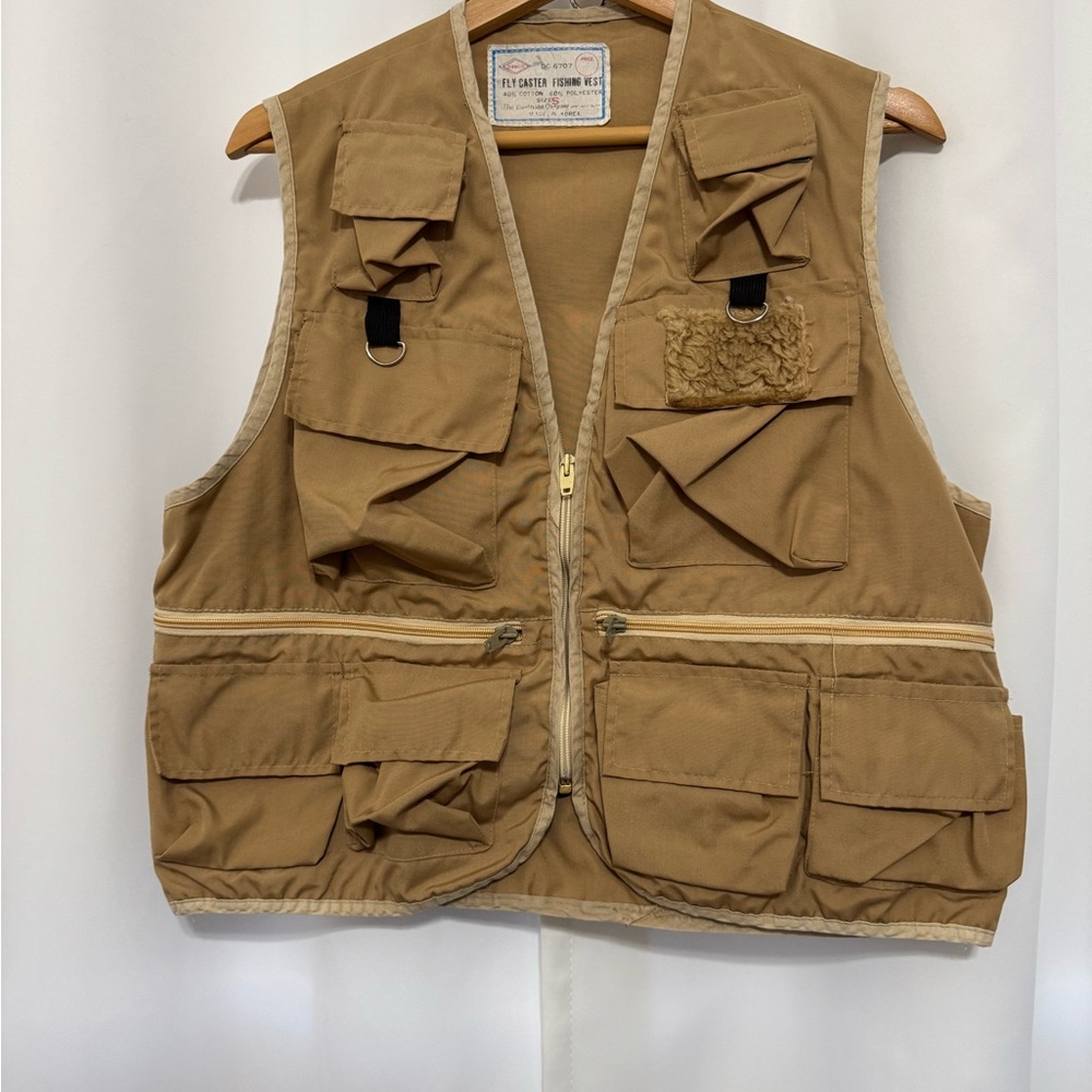 Men's Khaki Outdoor Utility Vest